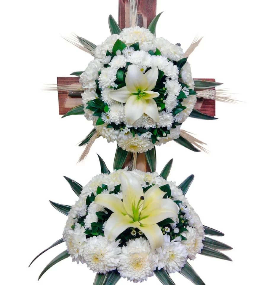 Cruz fúnebre elegante